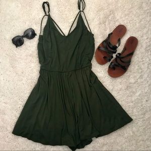 Olive Green Romper